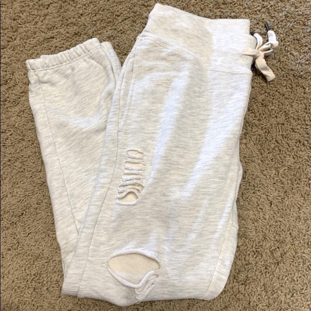 NSF distressed jogger sweatpants- Like new condition